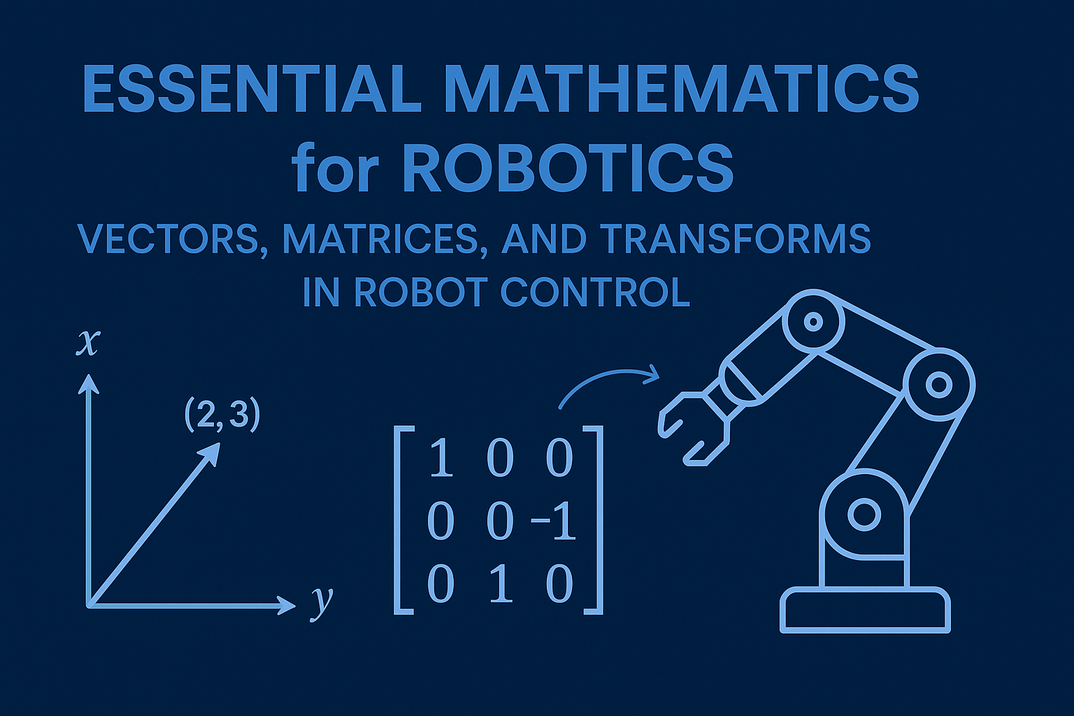 Mathematics for Robotics and Control