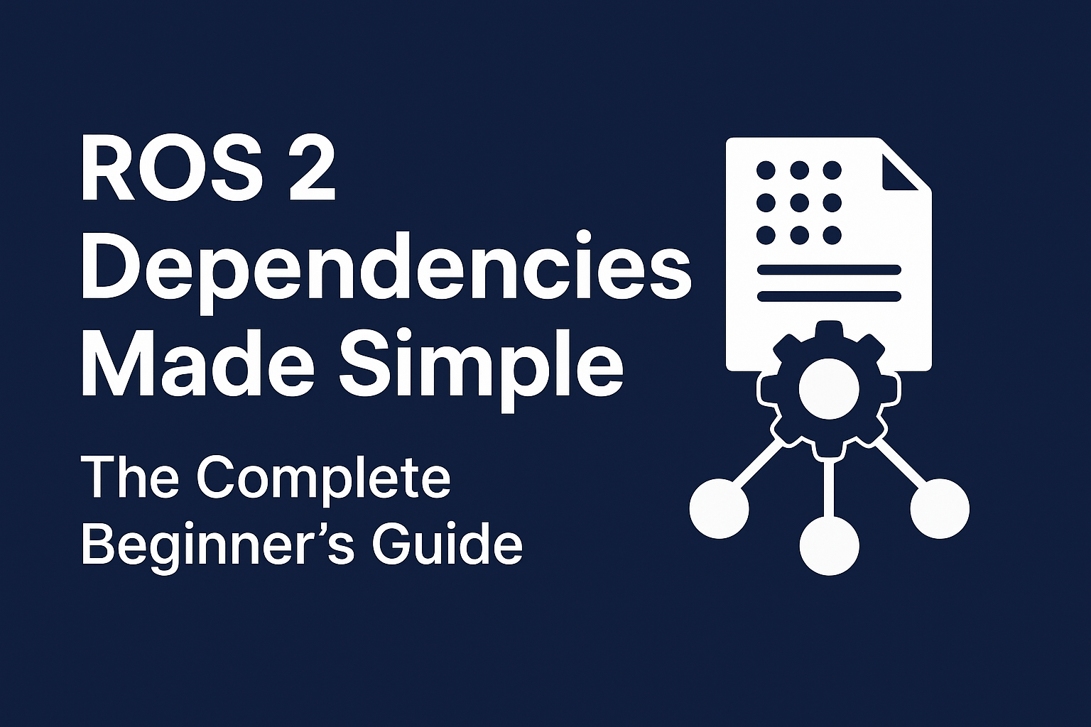 ROS2 Dependencies